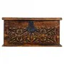 Coffre Alexandra House Living Marron Bois de manguier 15 x 15 x 26 cm Style artisanal de Alexandra House Living, Top Cases - ...