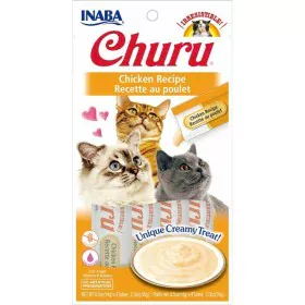 Snack para Gatos Inaba Churu Pollo 4 x 14 g de Inaba, Snacks - Ref: S9110634, Precio: 4,59 €, Descuento: %