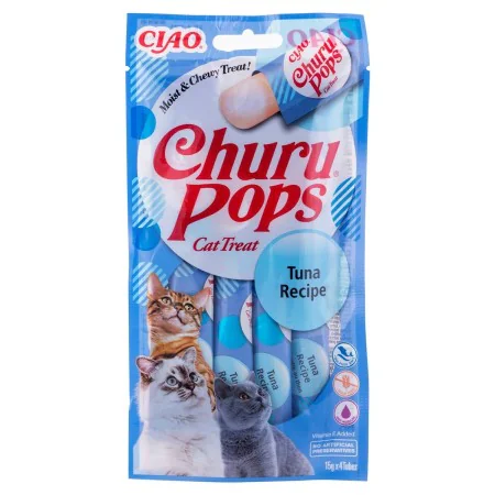 Spuntino per Cat Inaba Churu Pops Tuna Recipe Tonno Pesce 4 x 15 g di Inaba, Snacks - Rif: S9110637, Prezzo: 4,59 €, Sconto: %