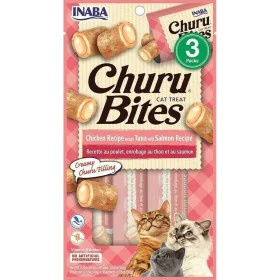 Lanche para Gato Inaba Churu Bites Frango Salmão Atum Peixe de Inaba, Snacks - Ref: S9110640, Preço: 10,70 €, Desconto: %