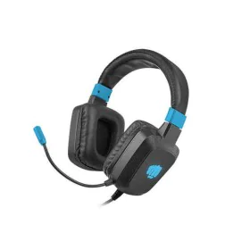 Casques avec Microphone Fury NFU-1584 Bleu Noir de Fury, Écouteurs avec microphones - Réf : S91107131, Prix : 14,74 €, Remise...