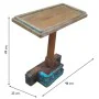 Side table Alexandra House Living Brown Recycled Wood 23 x 49 x 46 cm by Alexandra House Living, Tables - Ref: D1631799, Pric...