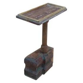 Mesa de apoio Alexandra House Living Castanho Madeira Reciclada 23 x 49 x 46 cm de Alexandra House Living, Jogos de móveis - ...