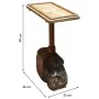 Mesa de apoio Alexandra House Living Castanho Madeira Reciclada 23 x 49 x 46 cm de Alexandra House Living, Jogos de móveis - ...