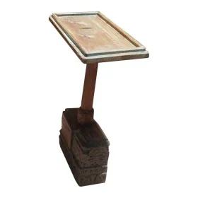 Mesa de apoio Alexandra House Living Castanho Madeira Reciclada 23 x 49 x 46 cm de Alexandra House Living, Jogos de móveis - ...