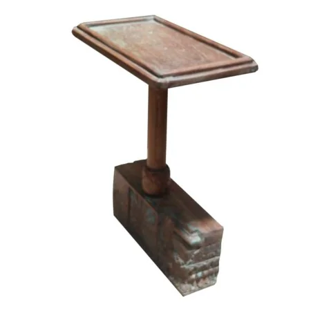 Mesa de apoio Alexandra House Living Castanho Madeira Reciclada 23 x 49 x 46 cm de Alexandra House Living, Jogos de móveis - ...