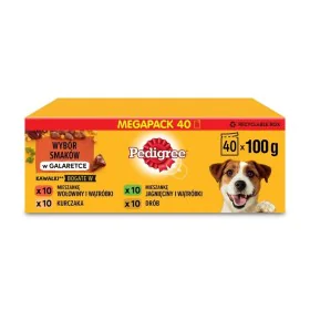 Wet food Pedigree         Chicken Veal Lamb Liver Beef Birds 40 x 100 g by Pedigree, Wet - Ref: S9110911, Price: 21,26 €, Dis...