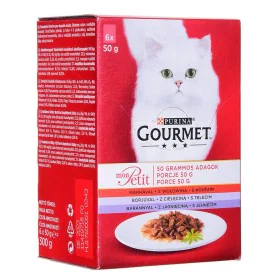 Cat food Purina Gourmet Salmon Tuna 6 x 50 g by Purina, Wet - Ref: S9110955, Price: 6,43 €, Discount: %