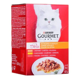 Aliments pour chat Purina Gourmet Poulet Dinde Canard 6 x 50 g de Purina, Humide - Réf : S9110956, Prix : 6,43 €, Remise : %