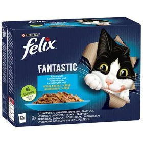 Comida para gato Purina Fantastic Salmão Atum Bacalhau 12 x 85 g de Purina, Húmida - Ref: S9111009, Preço: 9,15 €, Desconto: %