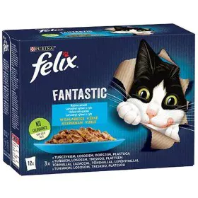 Comida para gato Purina Fantastic Salmón Atún Bacalao 12 x 85 g de Purina, Húmeda - Ref: S9111009, Precio: 9,15 €, Descuento: %