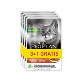 Comida para gato Purina Pro Plan Sterilised Pavo 4 x 85 g de Purina, Húmeda - Ref: S9111021, Precio: 6,22 €, Descuento: %