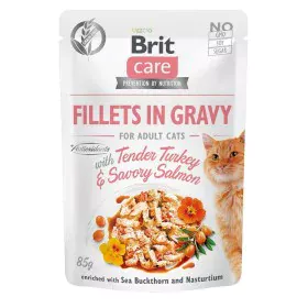 Cat food Brit Care Chicken Salmon Turkey 85 g by Brit, Wet - Ref: S9111123, Price: 1,73 €, Discount: %