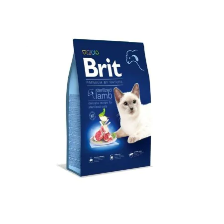 Aliments pour chat Brit PREMIUM BY NATURE STERILIZED Adulte Dinde Agneau 8 kg de Brit, Sèche - Réf : S9111167, Prix : 39,52 €...