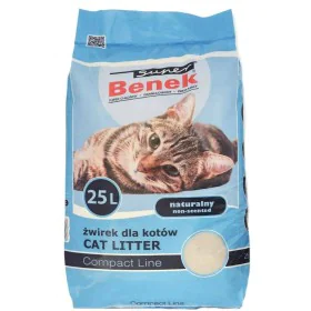 Areia para Gatos Super Benek Compact Natural Bege 25 L de Super Benek, Areia - Ref: S9111377, Preço: 26,10 €, Desconto: %