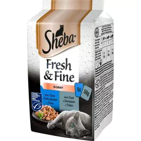 Aliments pour chat Sheba Thon Morue 300 g de Sheba, Humide - Réf : S9111404, Prix : 4,48 €, Remise : %