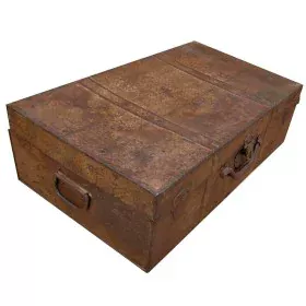 Valise décorative Alexandra House Living Marron Fer Style artisanal 34 x 17 x 58 cm de Alexandra House Living, Boîtes et coff...