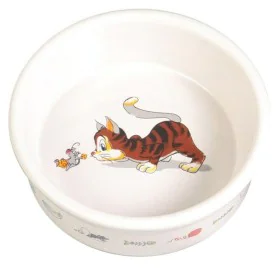 Futternapf für Katzen Trixie         Weiß Porzellan 11 cm von Trixie, Teller - Ref: S9111620, Preis: 6,03 €, Rabatt: %