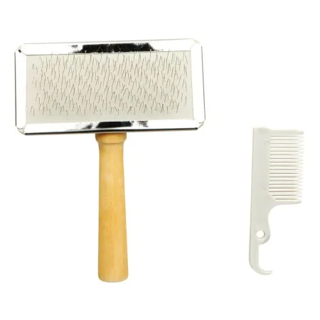 Brosse pour Chiens Trixie 2354 Blanc Argenté Bois de Trixie, Brosses - Réf : S9111631, Prix : 4,09 €, Remise : %