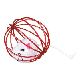 Giocattoli Trixie Mouse in a Wire Ball Multicolore Poliestere di Trixie, Giocattoli interattivi - Rif: S9111680, Prezzo: 2,37...