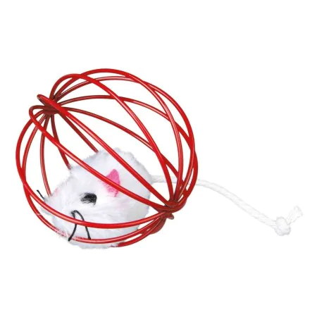 Giocattoli Trixie Mouse in a Wire Ball Multicolore Poliestere di Trixie, Giocattoli interattivi - Rif: S9111680, Prezzo: 2,37...