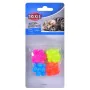 Juguete para perros Trixie Bubble Multicolor Multi Goma Caucho Plástico Interior/Exterior (4 Unidades) de Trixie, Pelotas - R...