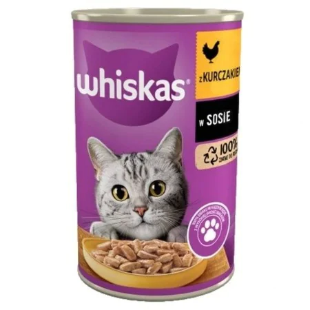 Aliments pour chat Whiskas In sauce Poulet 400 g de Whiskas, Humide - Réf : S9111836, Prix : 2,19 €, Remise : %