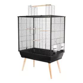 Vogelkäfig Zolux Neo Jili H80 Schwarz 78 x 81 x 48 cm von Zolux, Vogelkäfige - Ref: S9111889, Preis: 93,64 €, Rabatt: %