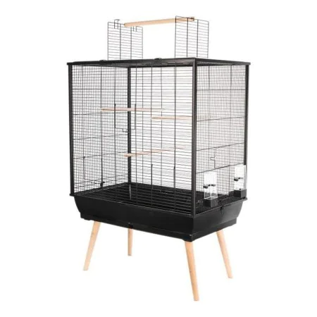 Vogelkäfig Zolux Neo Jili H80 Schwarz 78 x 81 x 48 cm von Zolux, Vogelkäfige - Ref: S9111889, Preis: 100,74 €, Rabatt: %