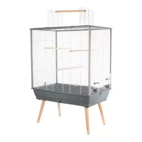 Vogelkäfig Zolux H80 Grau 8 x 11,2 x 8 cm 78 x 81 x 48 cm von Zolux, Vogelkäfige - Ref: S9111890, Preis: 100,74 €, Rabatt: %