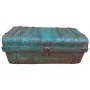 Dekorativer Koffer Alexandra House Living Blau Eisen Handwerks-Stil 36 x 19 x 66 cm von Alexandra House Living, Aufbewahrungs...