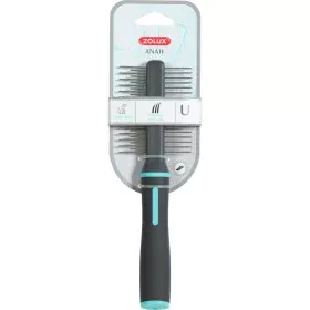 Brosse à Cheveux Zolux 470827 Noir Acier Plastique Chien de Zolux, Peignes - Réf : S9111917, Prix : 8,00 €, Remise : %