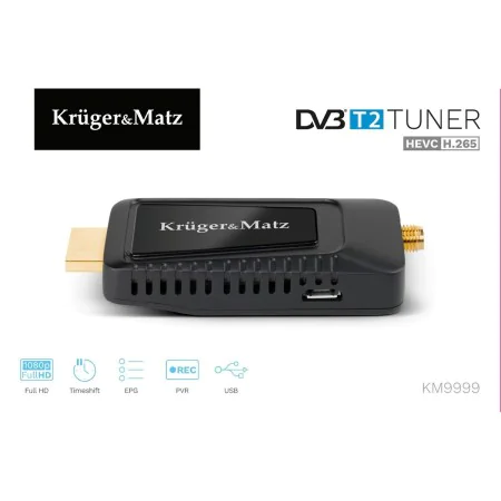 Satellite Receiver Kruger & Matz KM9999 by Kruger & Matz, Satellite Receivers - Ref: S9112043, Price: 22,03 €, Discount: %