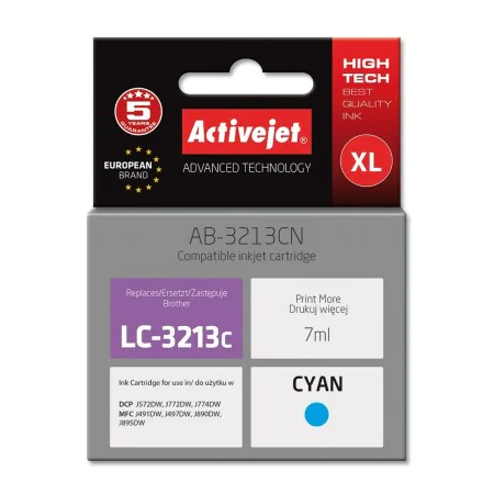 Cartuccia ad Inchiostro Originale Activejet AB-3213CN Ciano di Activejet, Toner e inchiostro per stampante - Rif: S9112422, P...