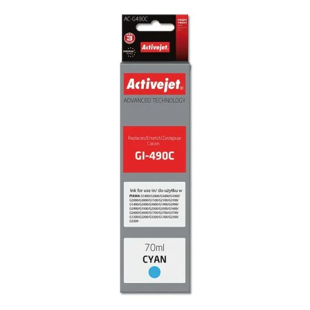 Original Ink Cartridge Activejet AC-G490C Cyan by Activejet, Printer toners and inks - Ref: S9112469, Price: 5,45 €, Discount: %