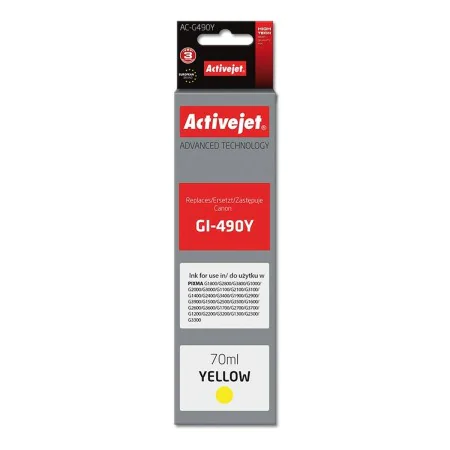 Cartouche d'encre originale Activejet AC-G490Y Jaune de Activejet, Toners et encre pour imprimante - Réf : S9112471, Prix : 5...