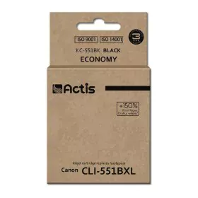 Cartouche d'Encre Compatible Actis KC-551Bk Noir de Actis, Toners et encre pour imprimante - Réf : S9113311, Prix : 3,93 €, R...