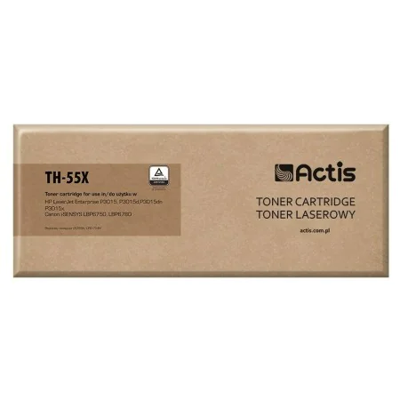 Toner Actis TH-55X Noir de Actis, Toners et encre pour imprimante - Réf : S9113472, Prix : 32,11 €, Remise : %