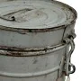 Decorative canister Alexandra House Living White Iron Traditional style 22 x 30 x 22 cm by Alexandra House Living, Lidded Sto...