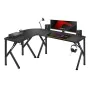 Bureau Gaming Huzaro Hero 6.3 Noir Acier Fibre de Carbone 154 x 74 x 117 cm de Huzaro, Bureaux et tables d'ordinateurs - Réf ...