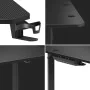 Mesa de Escritório Gaming Huzaro HZ-Hero 4.7 Preto Madeira MDF 160 x 75 cm de Huzaro, Secretárias e mesas para computador - R...