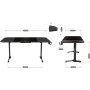 Desk Gaming Huzaro HZ-Hero 4.7 Black MDF Wood 160 x 75 cm by Huzaro, Computer desks and tables - Ref: S9114388, Price: 128,44...