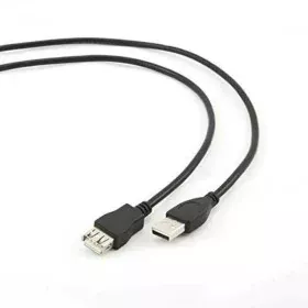 Cavo Prolunga USB GEMBIRD 1.8m USB 2.0 A M/FM (1,8 m) Nero 1,8 m di GEMBIRD, Cavi USB - Rif: S9115010, Prezzo: 1,63 €, Sconto: %