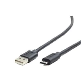 Câble USB A 2.0 vers USB-C GEMBIRD CCP-USB2-AMCM-1M Noir 1 m de GEMBIRD, Câbles USB - Réf : S9115023, Prix : 1,79 €, Remise : %