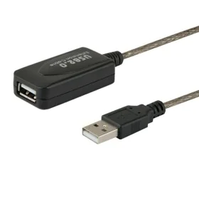 Cable Alargador USB Savio CL-76 Blanco Negro 5 m de Savio, Cables USB - Ref: S9115070, Precio: 10,48 €, Descuento: %