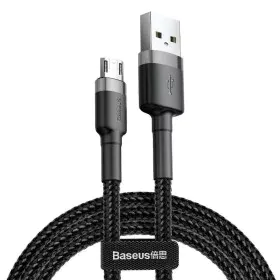 USB Cable to micro USB Baseus CAMKLF-BG1 White Black 1 m by Baseus, USB Cables - Ref: S9115146, Price: 5,70 €, Discount: %