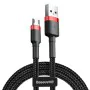 Cable USB a micro USB Baseus Cafule Negro Rojo 2 m de Baseus, Cables USB - Ref: S9115147, Precio: 6,17 €, Descuento: %