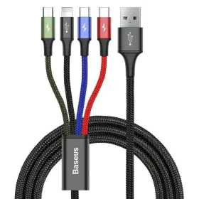 Cable USB a Micro USB, USB-C y Lightning Baseus CA1T4-B01 Negro 1,2 m de Baseus, Cables USB - Ref: S9115152, Precio: 9,85 €, ...