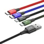 Cable USB a Micro USB, USB-C y Lightning Baseus CA1T4-B01 Negro 1,2 m de Baseus, Cables USB - Ref: S9115152, Precio: 9,93 €, ...