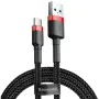 USB A to USB C Cable Baseus Cafule Black 2 m by Baseus, USB Cables - Ref: S9115161, Price: 6,66 €, Discount: %